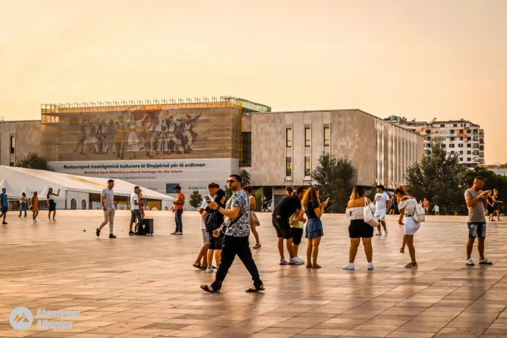 Skanderbeg Platz in Tirana in 2023