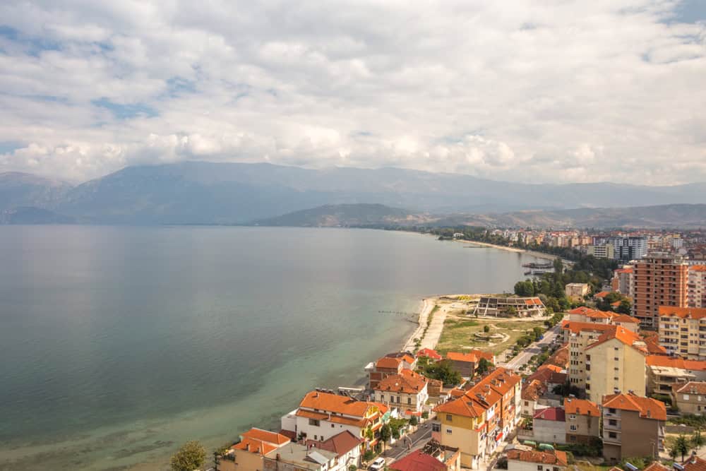 Pogradec-am-Ohrid-See